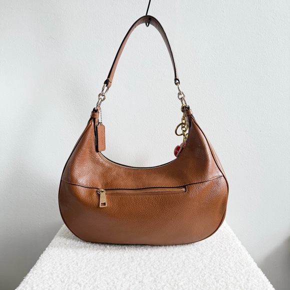 Coach East West Harley Hobo Bag Shoulder/Crossbody Strap Cognac Brown - Picture 4 of 12